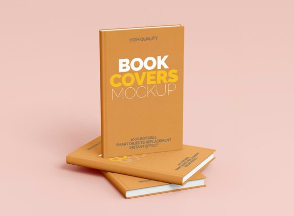 Free hardcover book mockups