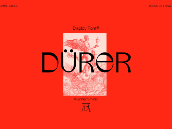 IF Durer: Free font inspired to German Renaissance