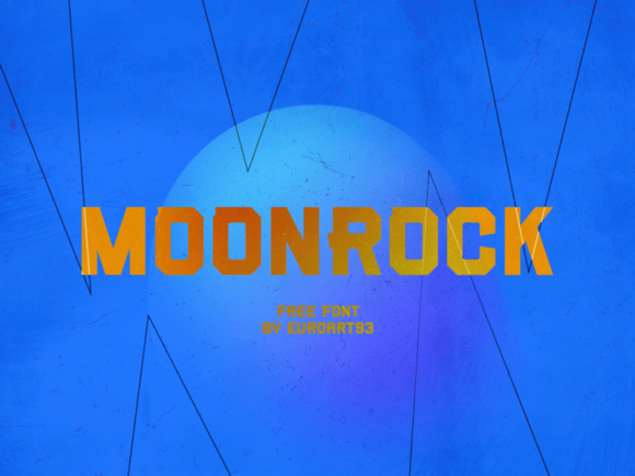 Moonrock: Free Futuristic Font