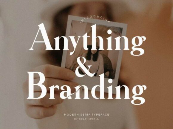 Anything Branding: Free Ligature Serif Font