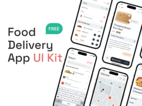 Figma UI Kit for Food Delivery App