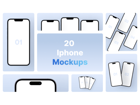 20 Free iPhone Figma Mockups