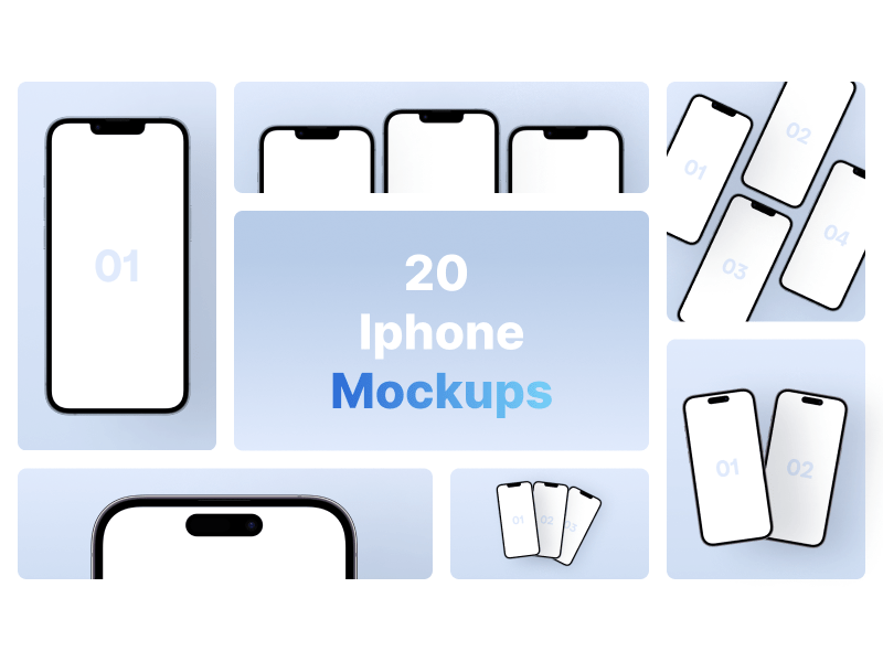 20 Free iPhone Figma Mockups - iPixel Creative