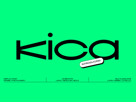 IF Kica: Free Modern Display Typeface