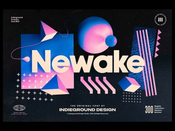 Newake: A Free Sans Serif Grotesque Font