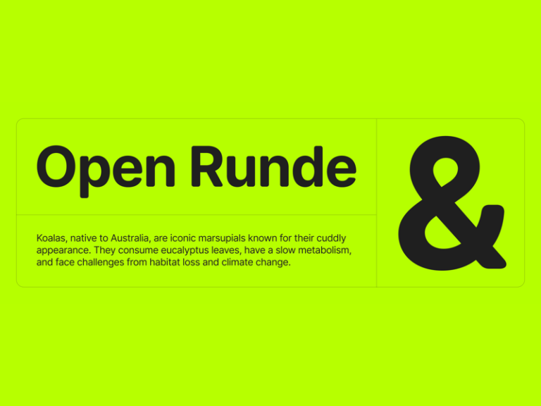 Open Runde: A Inter Font Rounded Variant - Freebiesbug