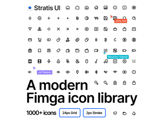 1000+ Free Figma icons from Stratis UI