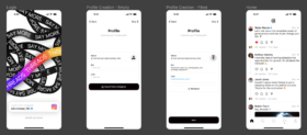 Threads App UI Design for Figma - Freebiesbug