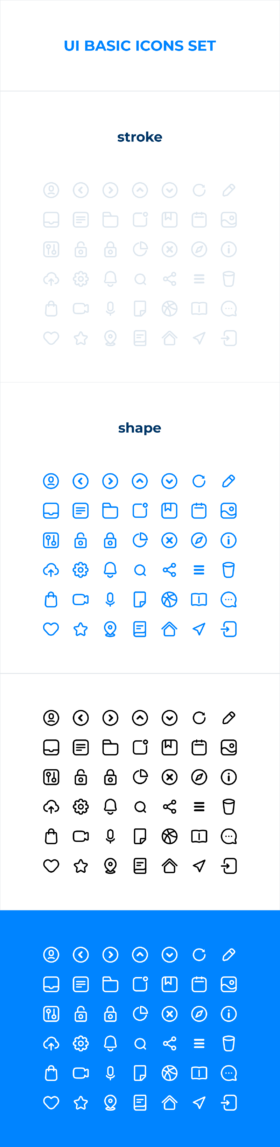 UI Basic: 80+ Free Vector Icons - Freebiesbug