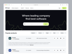 Zipper: Free SaaS Landing Page Template for Figma