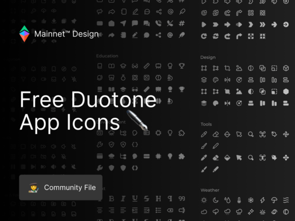 Free Duotone Icons for App Design
