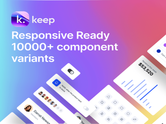 Keep: Free Design System and UI Kit for Figma