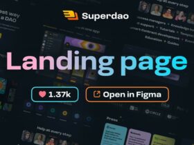3 Free Dark Landing Pages for Figma