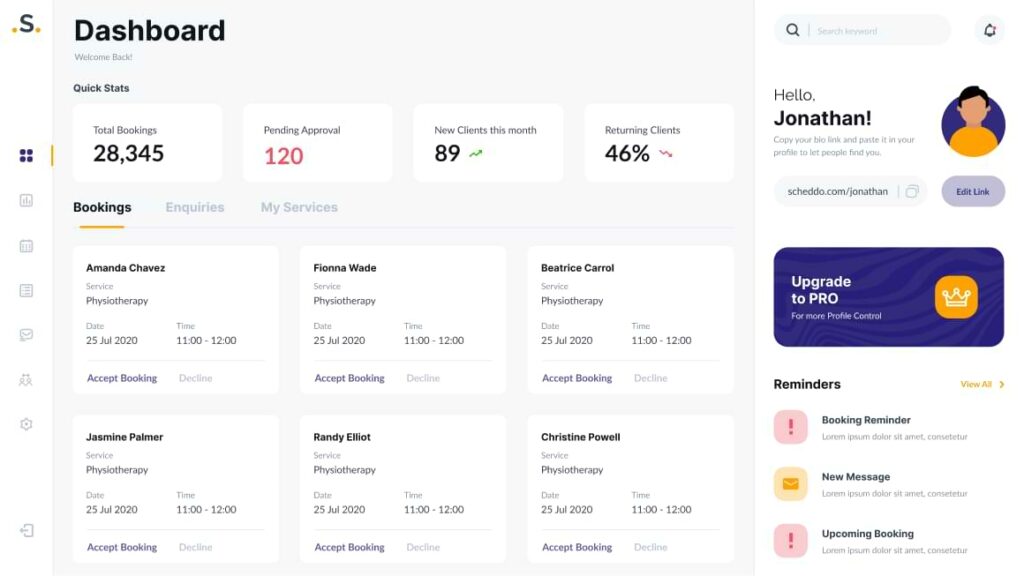 Free UI Kit for Booking & Reservation Apps - Freebiesbug