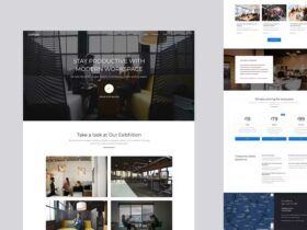 Free HTML Template for Hubs and Coworking Spaces