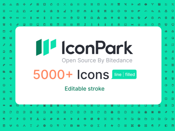 IconPark: 5000+ Free Icons for UI Design Systems