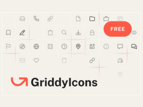 Griddy Icons: 100 Free Unique Icons for UI