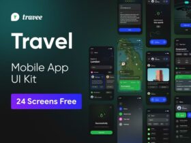 Free UI Kit for Travel Mobile App
