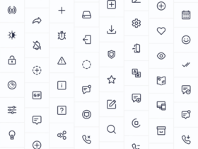 A free set of 150 vector icons - Freebiesbug