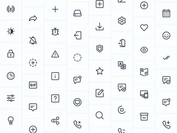 Free Set of 500+ Vector Icons for UI Design