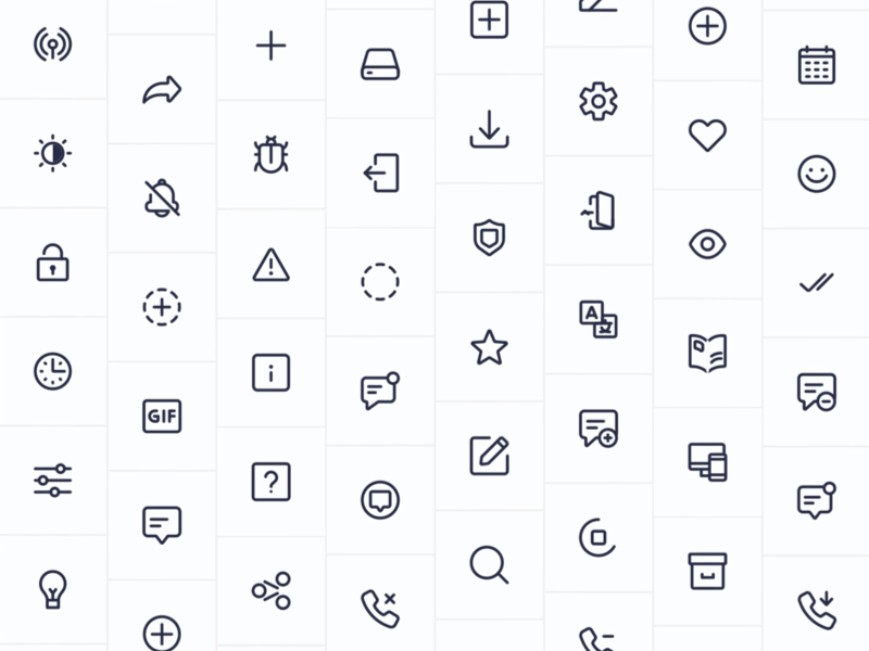 Free Set of 500+ Vector Icons for UI Design