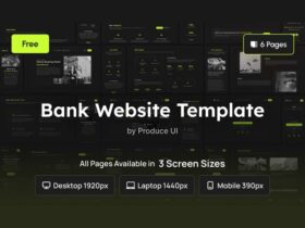 Free Financial Website Design Template