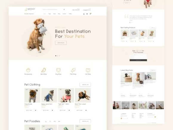 Pet Shop Template