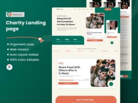 Free Charity Landing Page Template