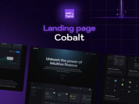 Cobalt: Landing Page Template for Finance Apps