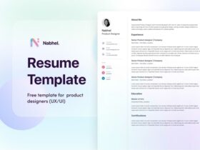 Figma Resume Template for Product Designers