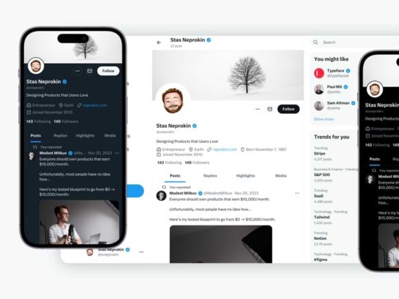 X / Twitter UI Template for Figma