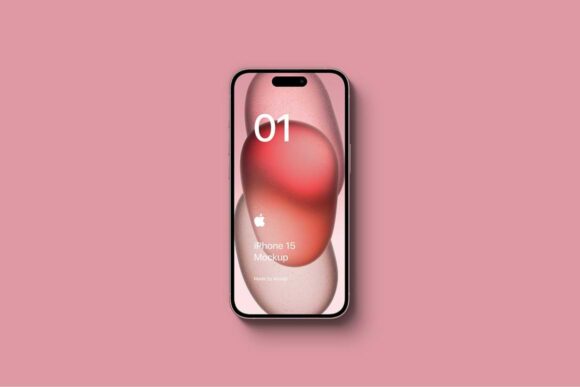 Pink iPhone mockup