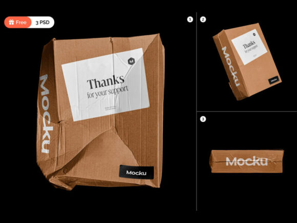 Free Mailer Box Mockup