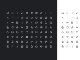 160 Free SVG Dark & Light Icons