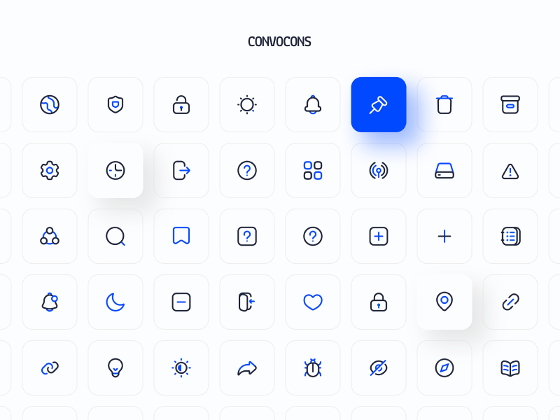 Convocons Hundred Of UI Icons In 4 Styles Freebiesbug