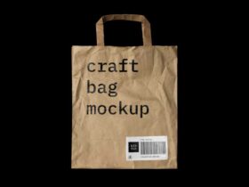 Kraft Paper Bag Mockup