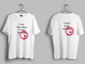 Free T-shirt Mockup (Front & Back)