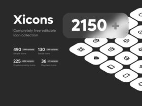 Xicons: 2150+ Free Figma Icons for UI Design