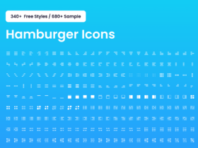 340+ Free Hamburger and Menu Icons