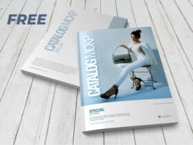 Free PSD Magazine Mockup