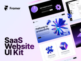 SaaS Website UI Kit - Figma + Framer