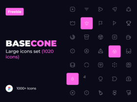 Basecone: Free set of 1,000+ icons