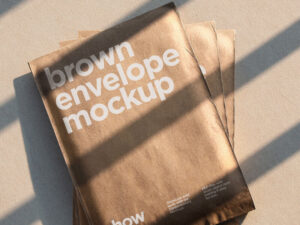 Free Envelope PSD Mockup - Freebiesbug