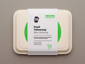 Food Takeaway Box Mockup