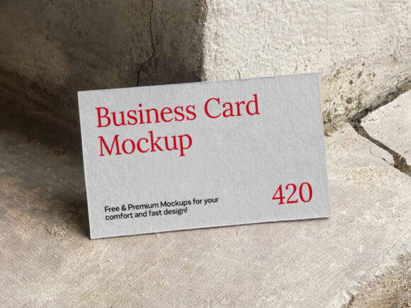 Minimal Business Card Mockup