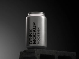 Drink Can Mockup - PSD
