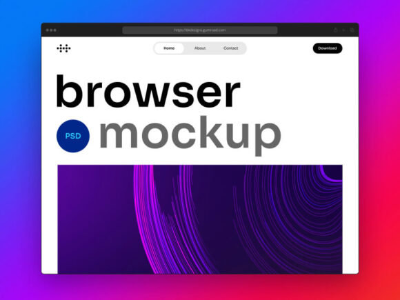 Free Generic Browser Mockups