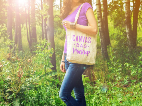 Free Canvas Bag Mockup