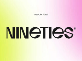 Nineties: Free Display Font Inspired to '90s