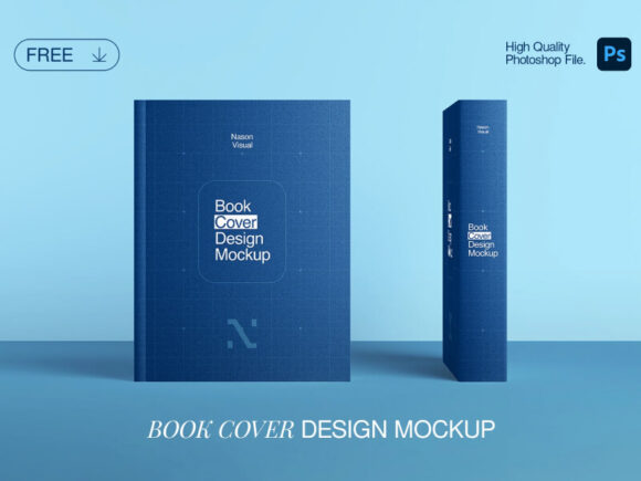 Hardcover Book PSD Mockup